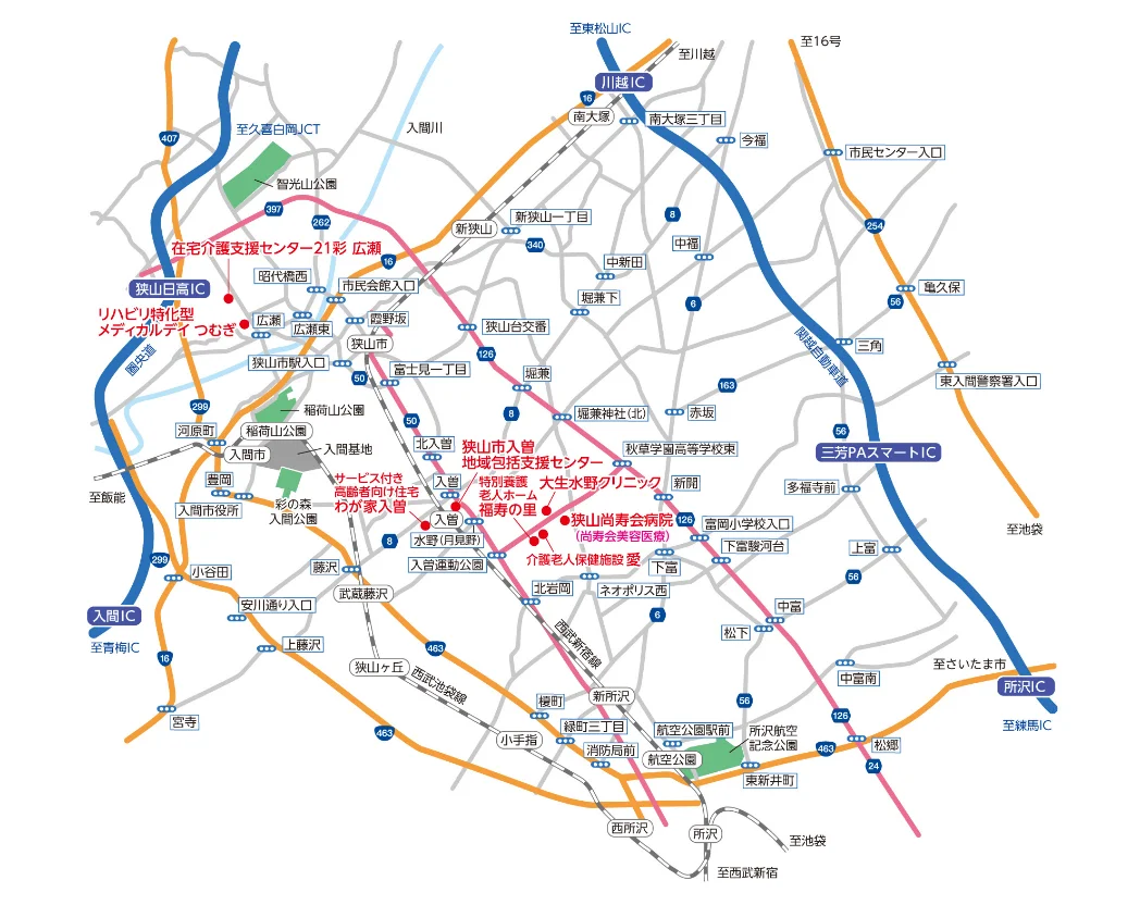 住所：埼玉県狭山市水野596