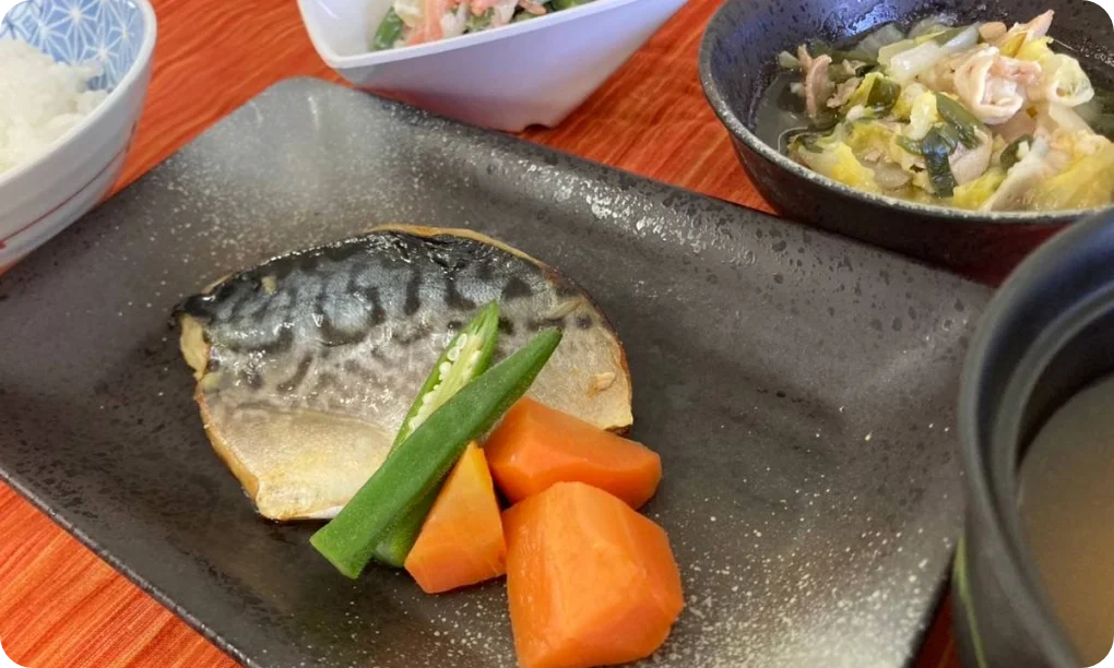 健康的な食事と入浴