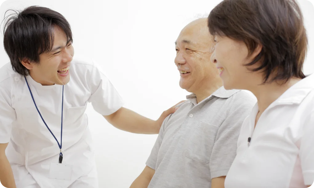 入所中に担当していたリハビリ職員による訪問リハビリ